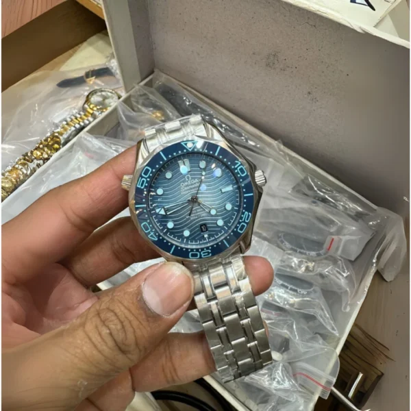 Omega Summer Blue Seamaster Diver 300m