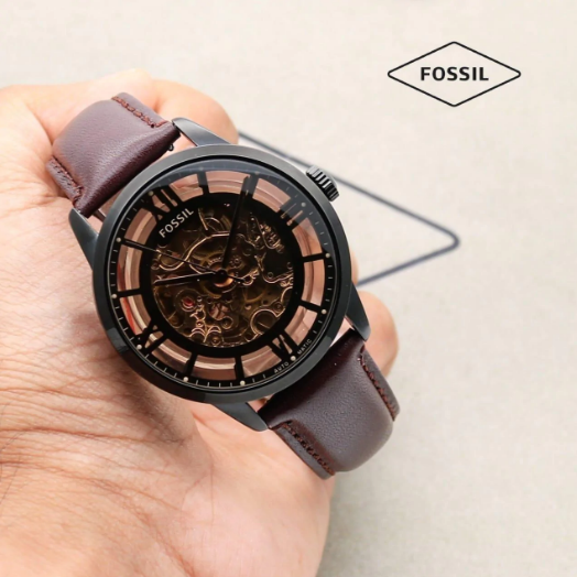 Inspired By Royal Fossil Automatic Leather Belt Men's Watch
